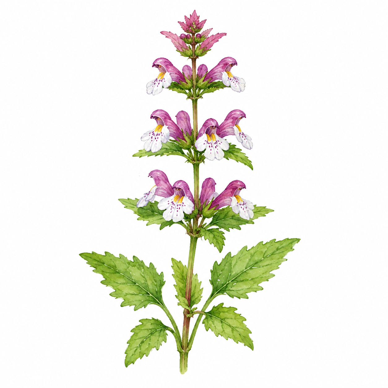 Chinese Houses - Collinsia heterophylla