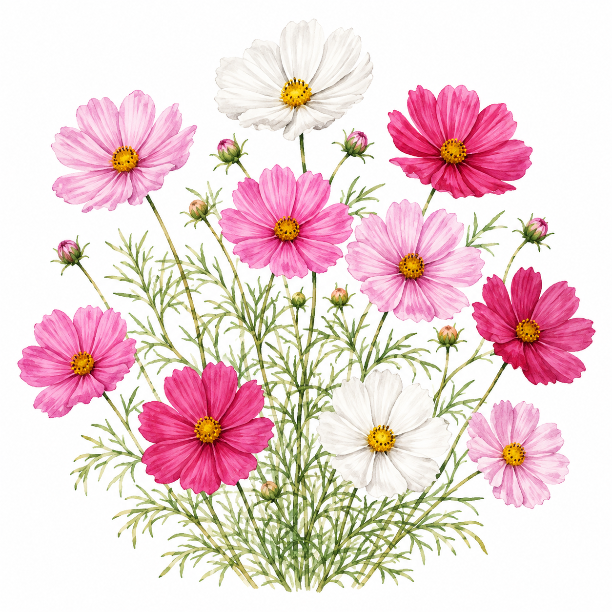 Cosmos Sensation Mix - Cosmos bipinnatus