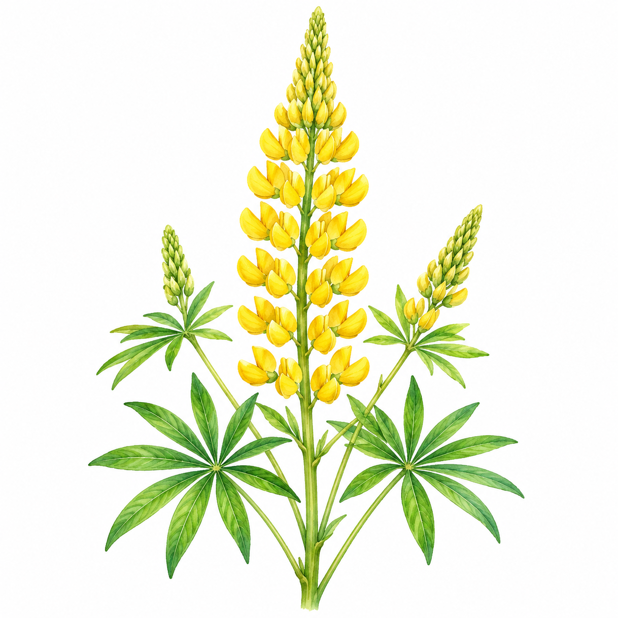 Yellow Lupine - Lupinus microcarpus var. densiflorus