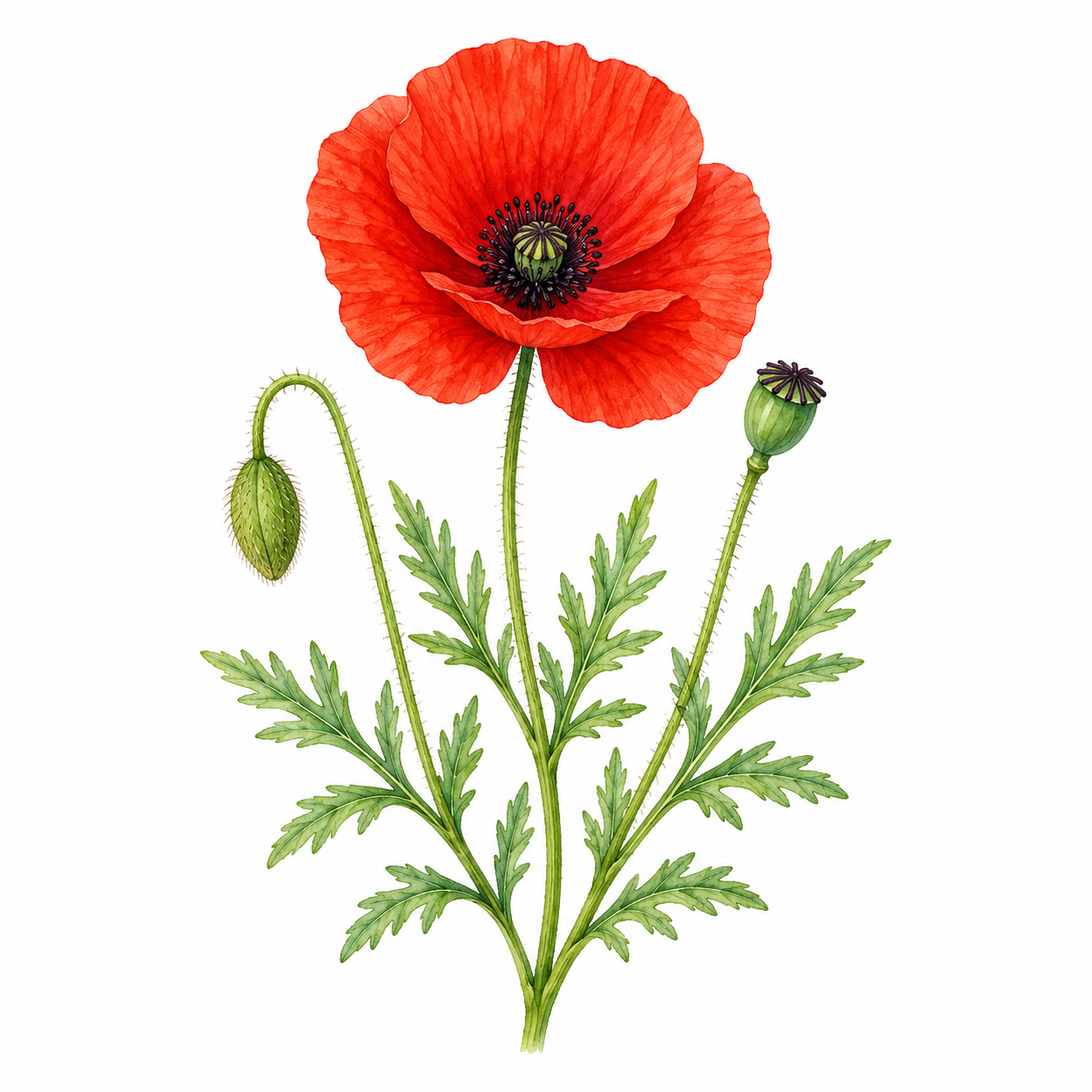 Red Poppy - Papaver rhoeas