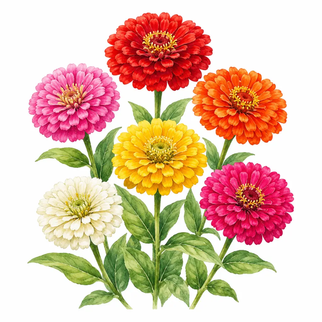 Zinnia California Giants