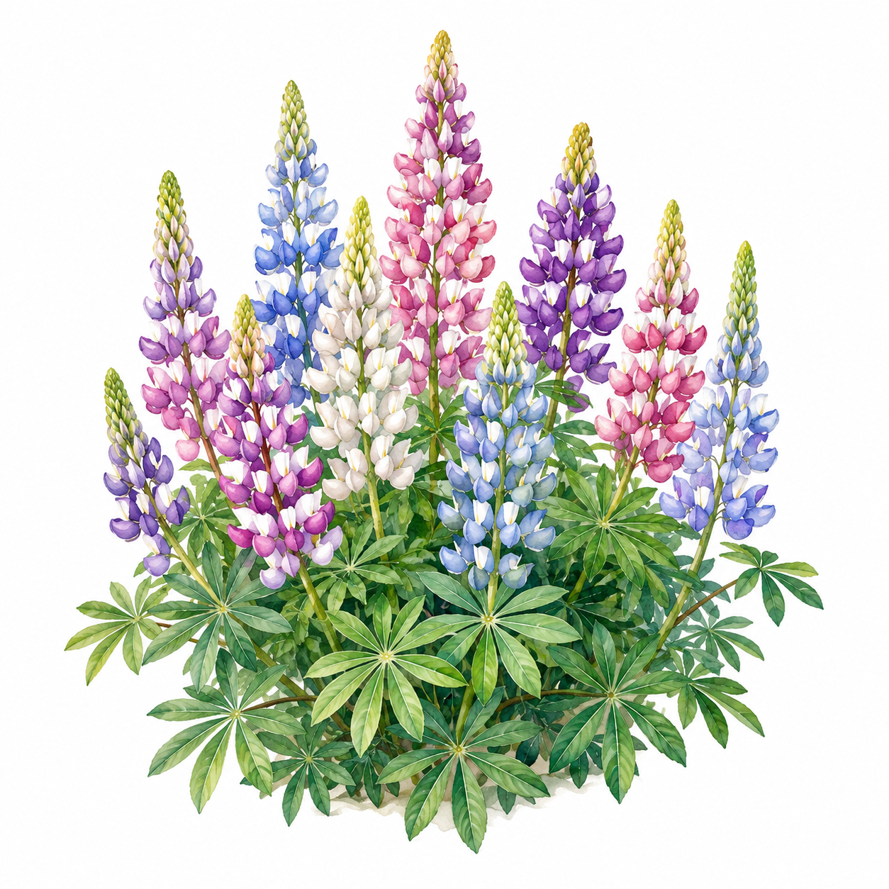 Pixie Delight Lupine - Lupinus hartwegii nanus